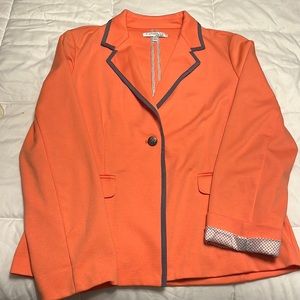 BLAZER PEACH BY ELLEN TRACY